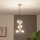 Brilagi - LED-Hängeleuchte MILLA 6xG9/3W/230V golden/rauchig