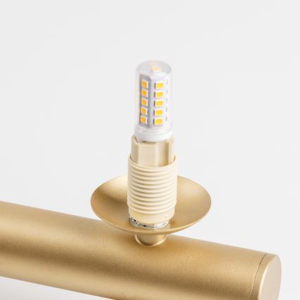 Brilagi - LED-Hängeleuchte MILLA 6xG9/3W/230V golden/rauchig