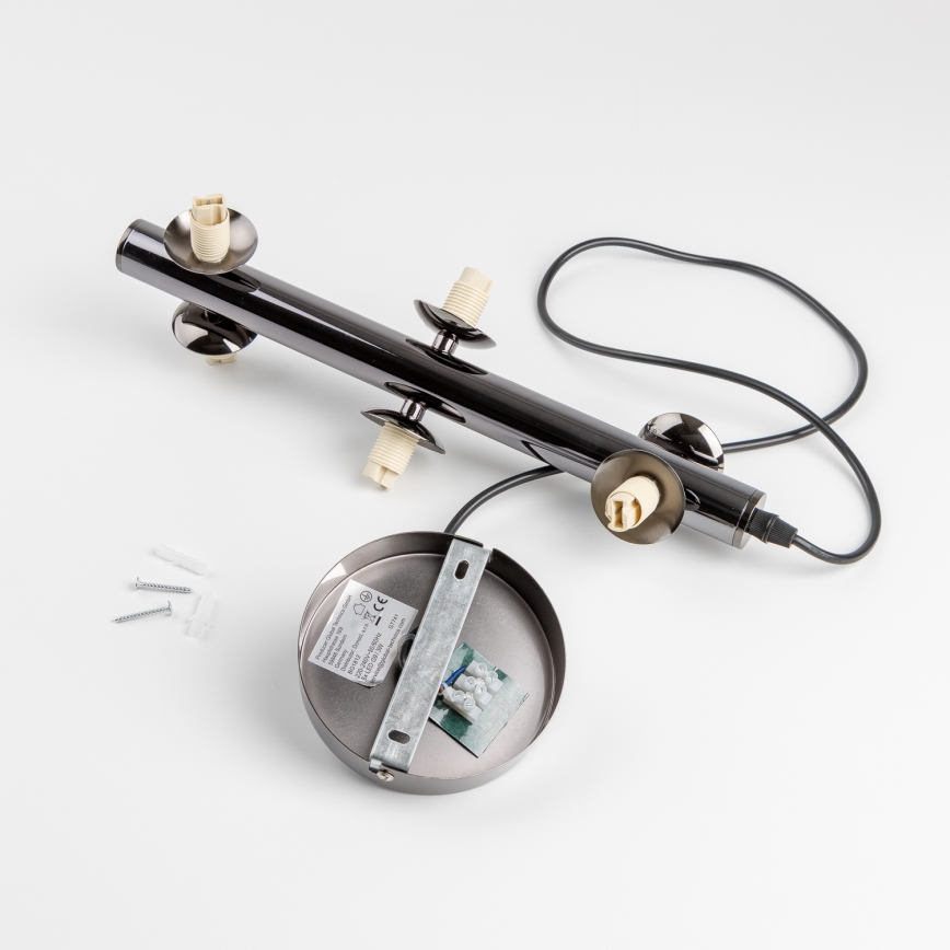 Brilagi - LED-Hängeleuchte MILLA an Kabel 6xG9/3W/230V schwarz-chrom/gold