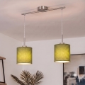 Brilagi - LED-Hängeleuchte mit Kabel NUBILA 2xE27/60W/230V grün