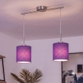 Brilagi - LED-Hängeleuchte mit Kabel NUBILA 2xE27/60W/230V violett