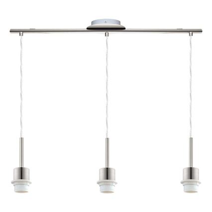 Brilagi - LED-Hängeleuchte mit Kabelaufhängung NUBILA 3xE27/60W/230V rot