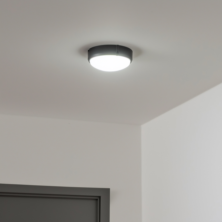 Brilagi - LED Industrie-Deckenleuchte SIMA LED/12W/230V IP65 schwarz