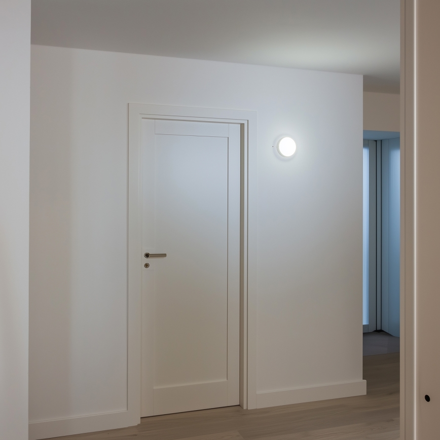 Brilagi - LED Industrie-Deckenleuchte SIMA LED/12W/230V IP65 weiß