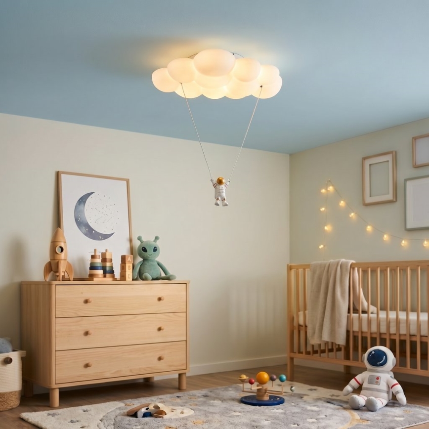 Brilagi - LED-Kinder-Deckenleuchte ASTRO LED/77W/230V weiß