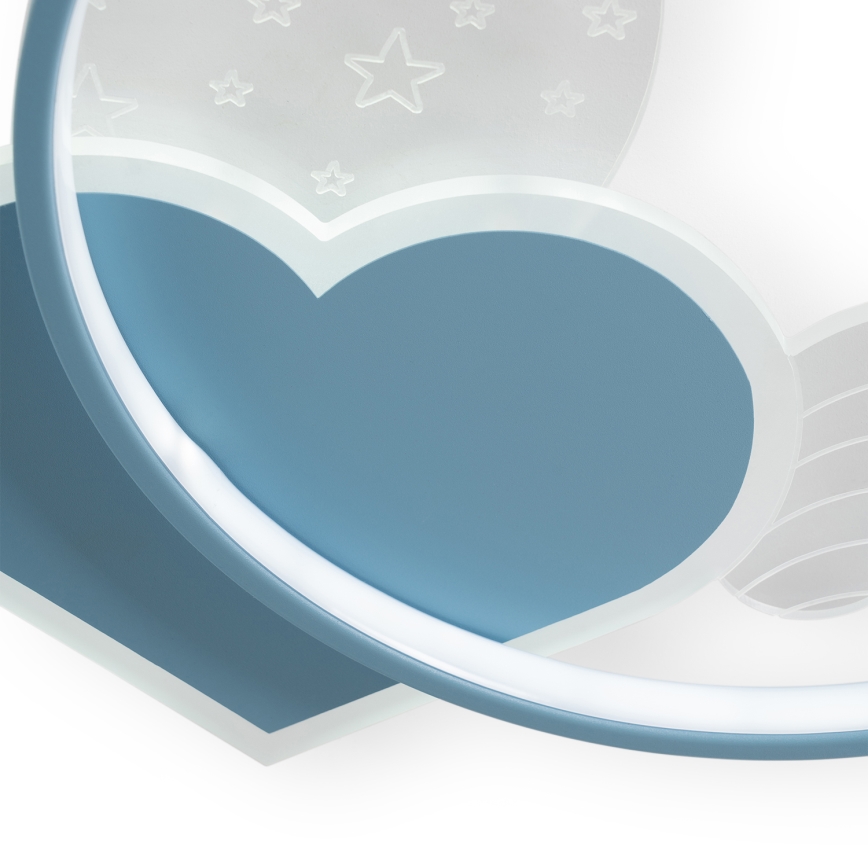 Brilagi - LED Kinder-Deckenleuchte LOVE LED/48W/230V 3000/4500/6000K blau