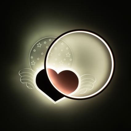 Brilagi - LED Kinder-Deckenleuchte LOVE LED/48W/230V 3000/4500/6000K rosa