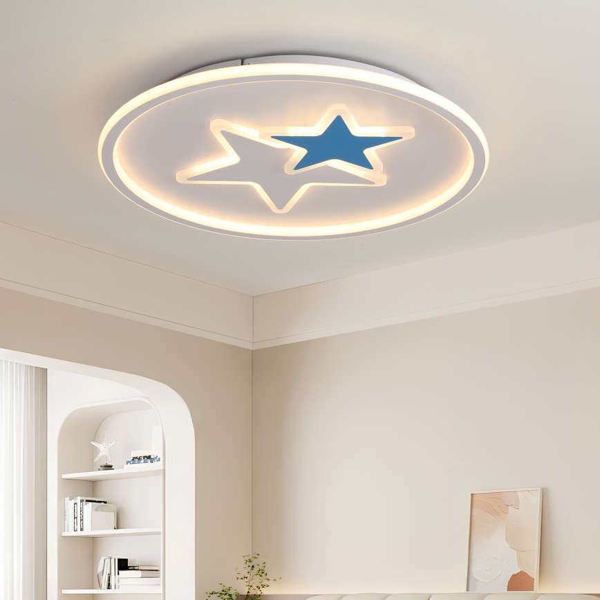 Brilagi - LED-Kinder-Deckenleuchte STARS LED/35W/230V Ø 53 cm