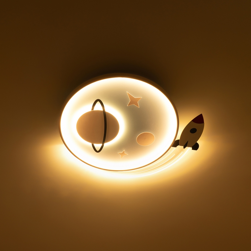 Brilagi - LED-Kinder-Deckenleuchte STARSHIP LED/64W/230V 3000/4500/6000K blau