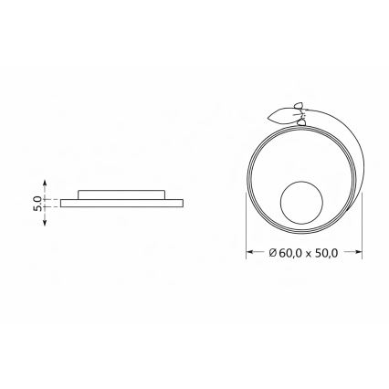 Brilagi - LED-Kinder-Deckenleuchte STARSHIP LED/64W/230V 3000/4500/6000K gelb