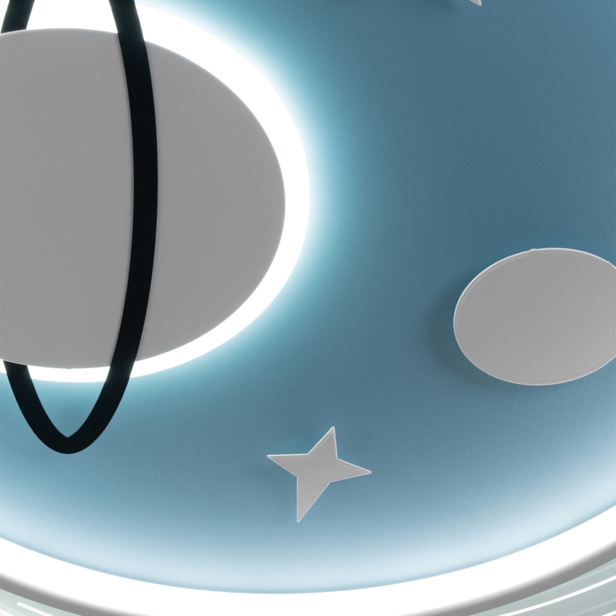 Brilagi - LED Kinder-Deckenleuchte STARSHIP LED/64W/230V 3000/4500K blau