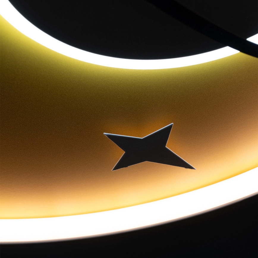 Brilagi -LED Kinder-Deckenleuchte STARSHIP LED/64W/230V 3000/4500K gelb