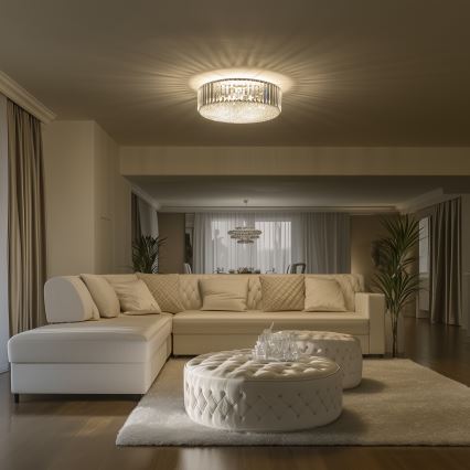 Brilagi - LED-Kristall-Deckenleuchte GLAMOUR 5xG9/42W/230V Ø 46 cm