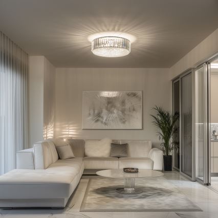 Brilagi - LED-Kristall-Deckenleuchte GLAMOUR 5xG9/42W/230V Ø 46 cm