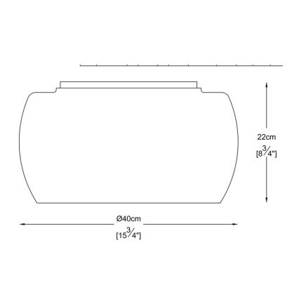 BRILAGI - LED-Kristall-Deckenleuchte JEWEL 5xG9/40W/230V Ø 40 cm