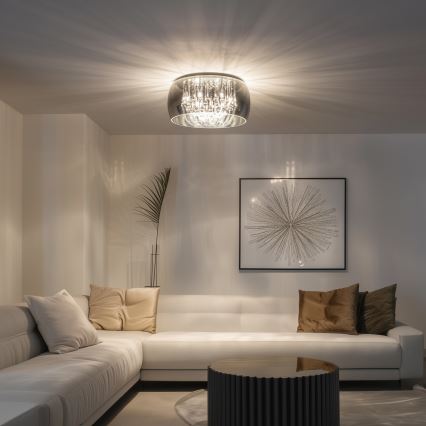 Brilagi - LED-Kristall-Deckenleuchte JEWEL 6xG9/42W/230V Ø 50 cm