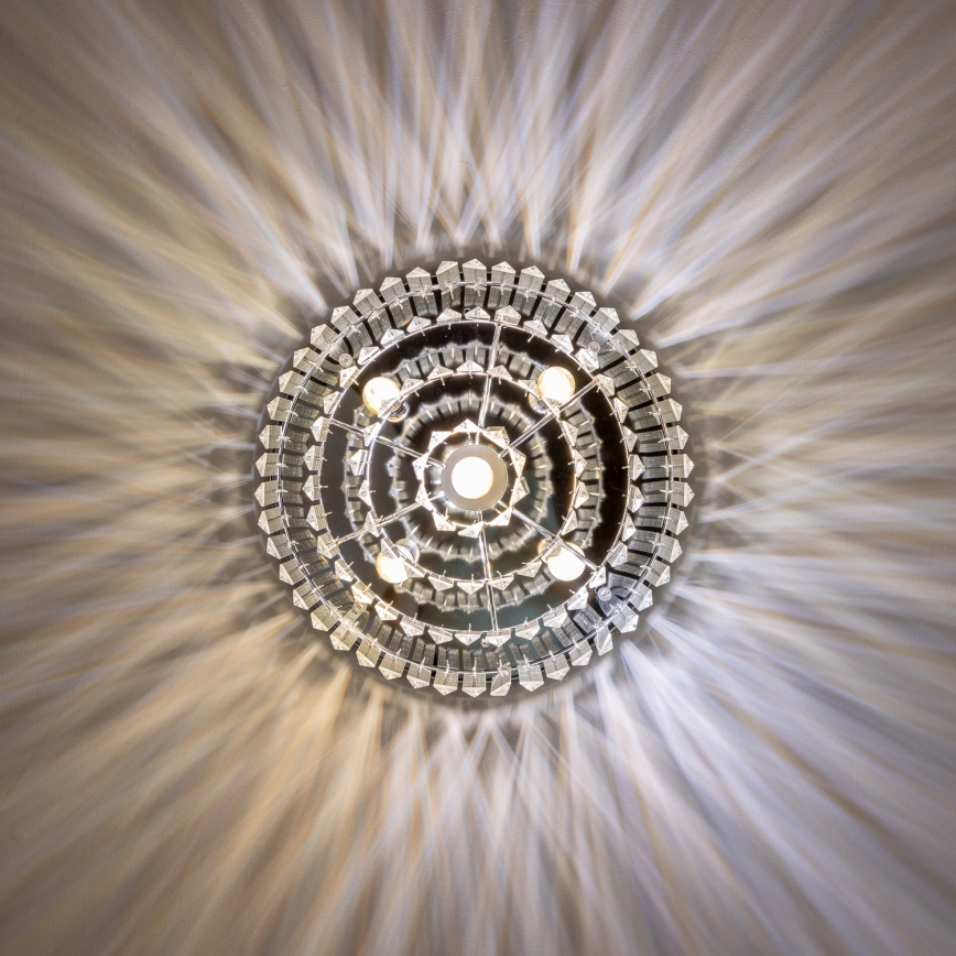 Brilagi - LED-Kristall-Deckenleuchte MOZART 5xE14/40W/230V Ø 40 cm, glänzender Chrom