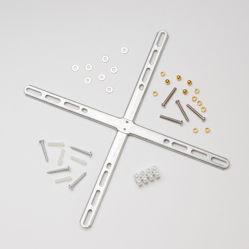 Brilagi - LED-Kristall-Deckenleuchte MOZART 5xE14/40W/230V Ø 40 cm, goldfarben