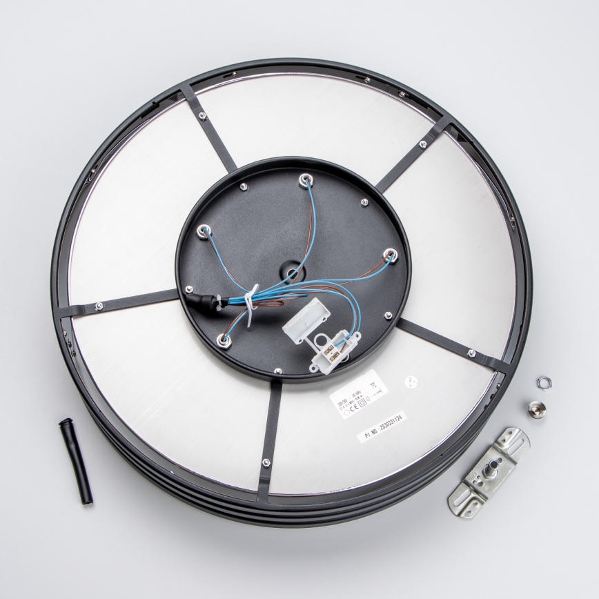 Brilagi - LED-Kristall-Deckenleuchte VELURE 5xE14/40W/230V Ø 46 cm schwarz