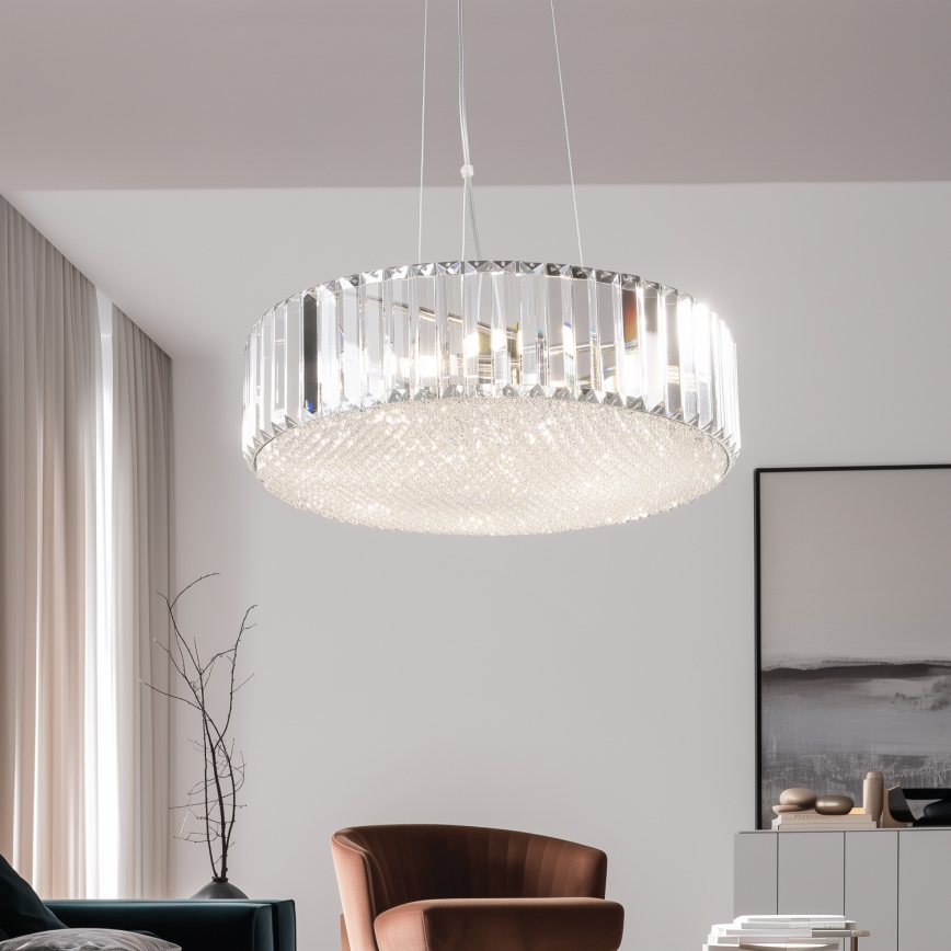 Brilagi - LED Kristall-Kronleuchter an Schnur GLAMOUR 5xG9/42W/230V