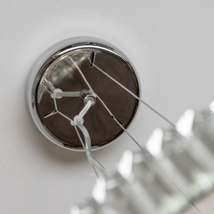 Brilagi - LED Kristall-Kronleuchter an Schnur GLAMOUR 5xG9/42W/230V