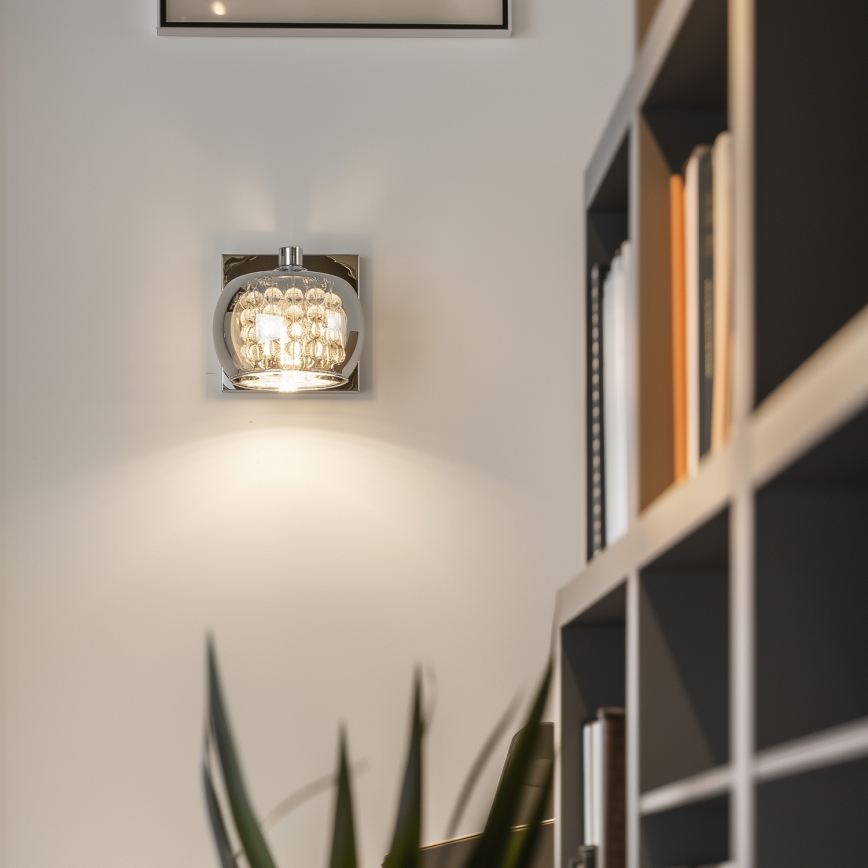 Brilagi - LED Kristall-Wandleuchte JEWEL 1xG9/42W/230V