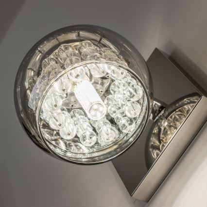 Brilagi - LED Kristall-Wandleuchte JEWEL 1xG9/42W/230V