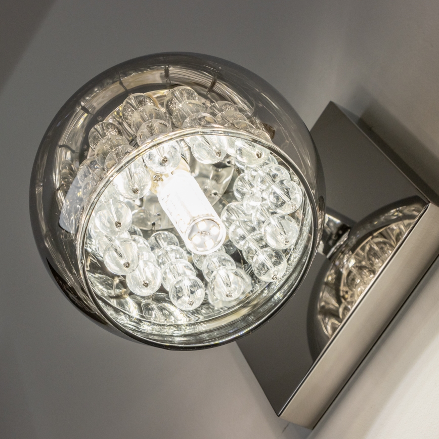 Brilagi - LED Kristall-Wandleuchte JEWEL 1xG9/42W/230V