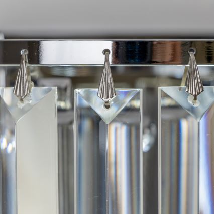 Brilagi - LED Kristall-Wandleuchte MOZART 2xE14/40W/230V glänzendes Chrom