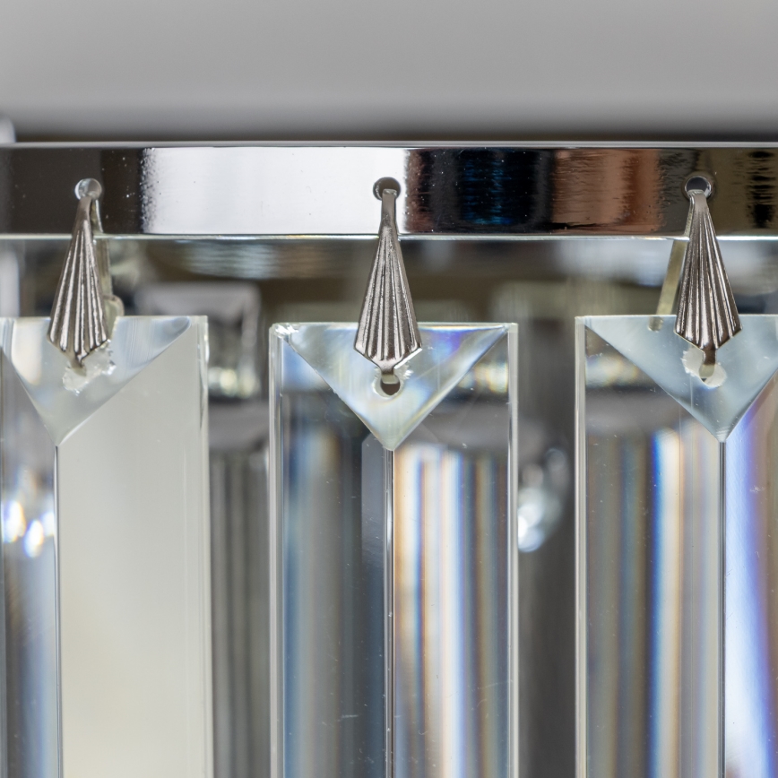 Brilagi - LED Kristall-Wandleuchte MOZART 2xE14/40W/230V glänzendes Chrom