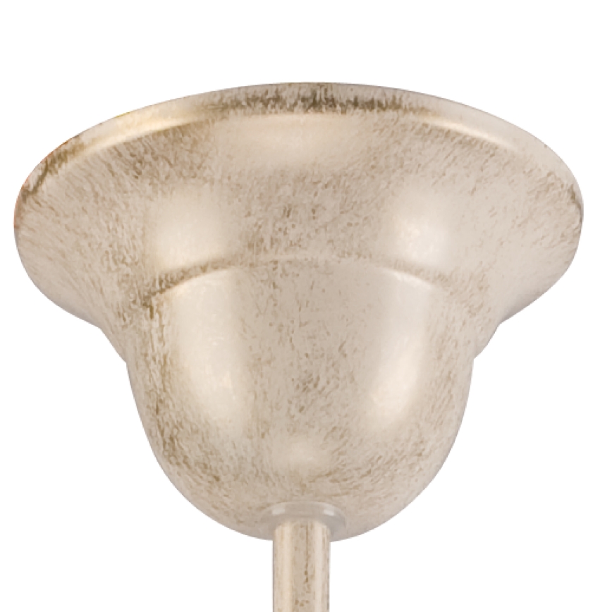 Brilagi - LED-Kronleuchter an Kette ANTICO 5xE27/60W/230V 3000K weiße Patina