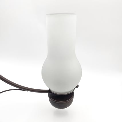 Brilagi - LED-Kronleuchter an Kette COTTAGE 3xE14/40W/230V Buche/braun/weiß