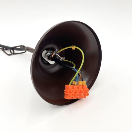 Brilagi - LED-Kronleuchter an Kette COTTAGE 5xE14/40W/230V Eiche/Weiß