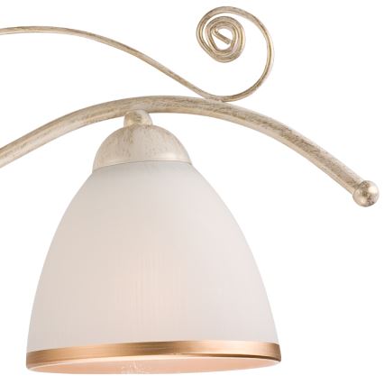 Brilagi - LED-Kronleuchter mit Kette ANTICO 3xE27/60W/230V 3000K weiße Patina