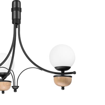 Brilagi - LED-Kronleuchter mit Kette COTTAGE 3xG9/40W/230V Eiche/Weiß