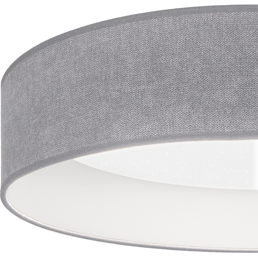 BRILAGI - Dimmbare LED-Deckenleuchte VELVET SMARTIX STARS LED/36W/230V 3000-6000K Ø 55 cm grau Wi-Fi Tuya Beacon + Fernbedienung