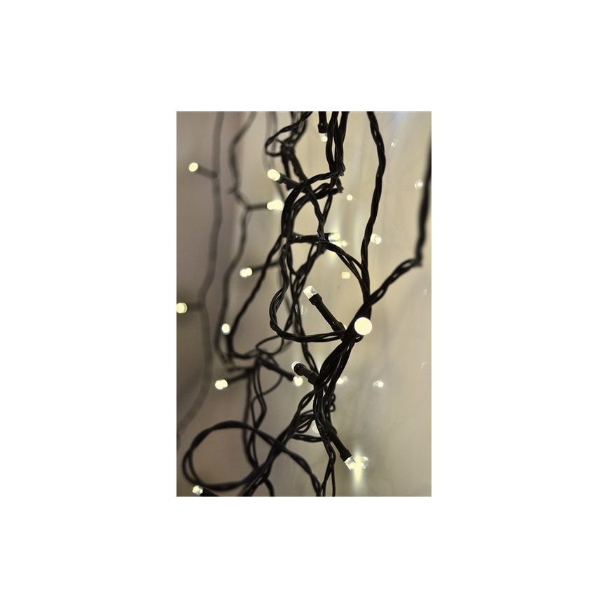 Brilagi - LED-Lichterkette für den Außenbereich, 100 LEDs, 8 Funktionen, 13 m, IP44, warmweiß