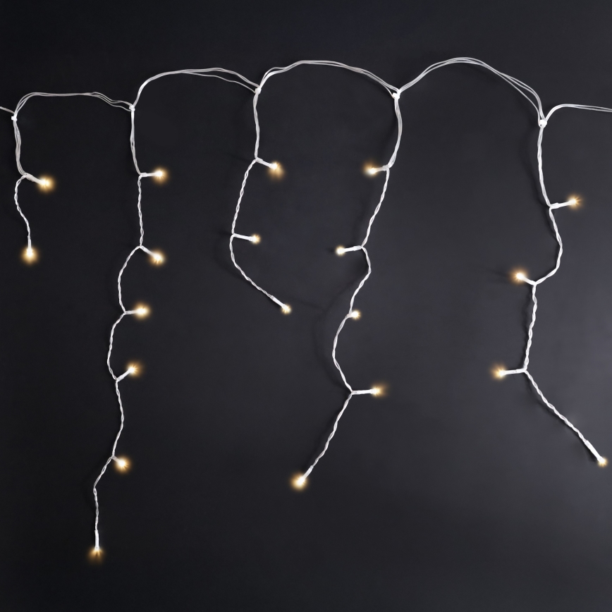 Brilagi - LED-Lichterkette für den Außenbereich, 400 LEDs, 8 Funktionen, 23 m, IP44, warmweiß