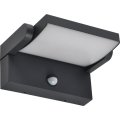 Brilagi - LED Outdoor-Wandleuchte mit Sensor ANKLE LED/18W/230V 3000K IP65 anthrazit