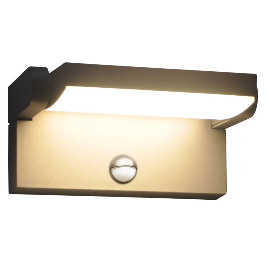 Brilagi - LED Outdoor-Wandleuchte mit Sensor ANKLE LED/18W/230V 3000K IP65 anthrazit