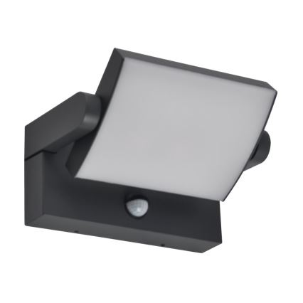 Brilagi - LED Outdoor-Wandleuchte mit Sensor ANKLE LED/18W/230V 3000K IP65 anthrazit