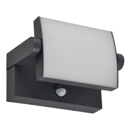 Brilagi - LED Outdoor-Wandleuchte mit Sensor ANKLE LED/18W/230V 3000K IP65 anthrazit
