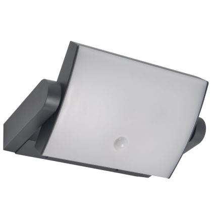 Brilagi - LED-Wandleuchte für den Außenbereich mit Sensor ANKLE LED/18W/230V 3000K IP65 anthrazit