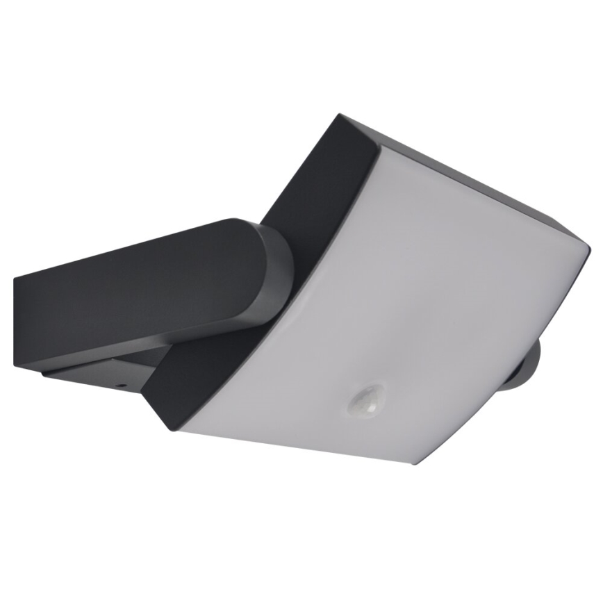 Brilagi - LED-Wandleuchte für den Außenbereich mit Sensor ANKLE LED/18W/230V 4000K IP65 anthrazit