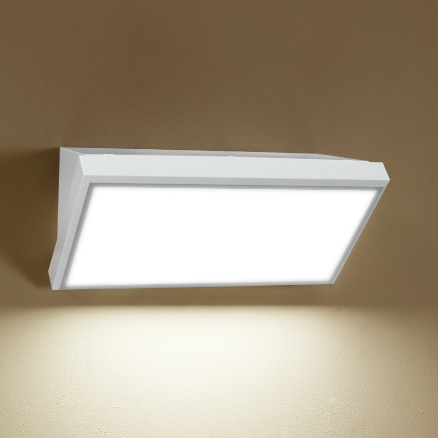 Brilagi - LED-Outdoor-Wandleuchte TRIANGLE LED/20W/230V weiß IP65