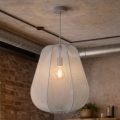 Brilagi - LED-Pendelleuchte am Kabel ARVEN 1xE27/8W/230V Ø 37 cm, grau
