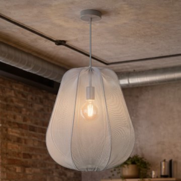 Brilagi - LED-Pendelleuchte am Kabel ARVEN 1xE27/8W/230V Ø 37 cm, grau