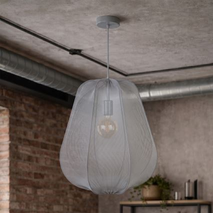 Brilagi - LED-Pendelleuchte am Kabel ARVEN 1xE27/8W/230V Ø 37 cm, grau