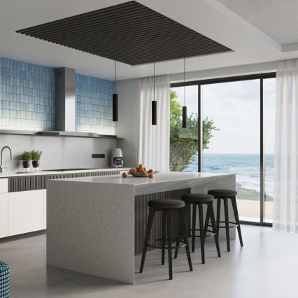 Brilagi - LED-Pendelleuchte am Kabel CRESTO 1xGU10/10W/230V schwarz