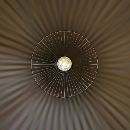 Brilagi - LED-Pendelleuchte an Drahtseil CERIA WIRE 1xE27/40W/230V Ø 26 cm schwarz